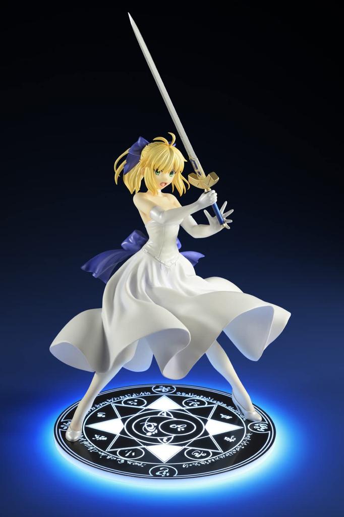Belfine Fatestay Night [Unlimited Blade Works] Saber White Dress Renewal Ver. 18 Scale PVC Painted Complete Figure BF139