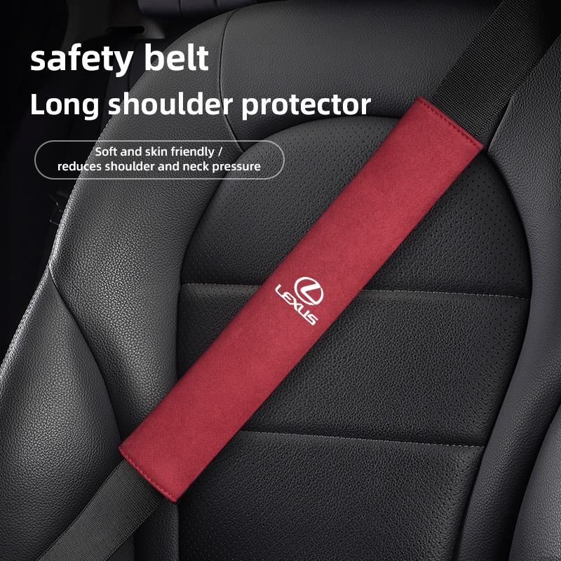 csntlg1 Car Seat Belt Shoulder Protection Set Interior Accessories For Lexus F SPORT LBX NX RX 350h 450h ES UX 300e GS GX IS LS LX CT LC