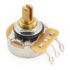 CTS 450G Potentiometer, 250K, A-Curve, Metric, Brass, Short Split Shaft, 1/4" 10% for Electric Guitar/Bass