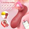 Мощный Вибратор-присоска Управление через Приложение Вакуумное Всасывание Стимулятор Клитора Женские Оральные Соски Секс-игрушки для Женщин Продукт
