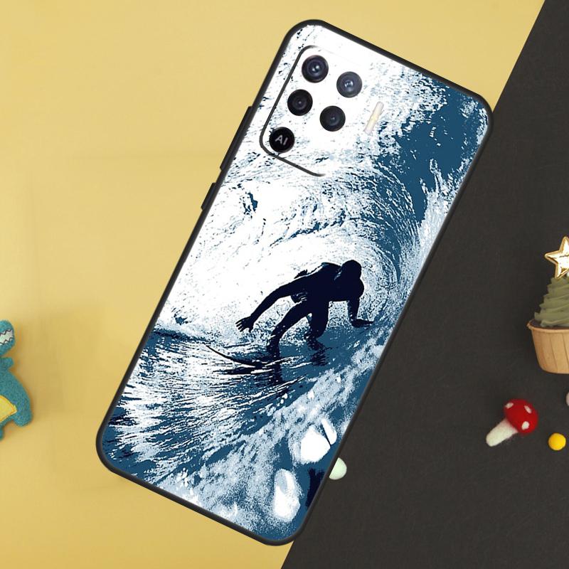 Волна для серфинга для OPPO A57S A53S A54S A98 A78 A58 A79 A15 A17 A77 A16 A76 A96 A52 A72 A5 A9 A94 A74 Чехол