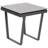 Table D'appoint - Home ESPRIT - Gris Métal - 51 X 51 X 53 Cm - Multicolore - Design Contemporain