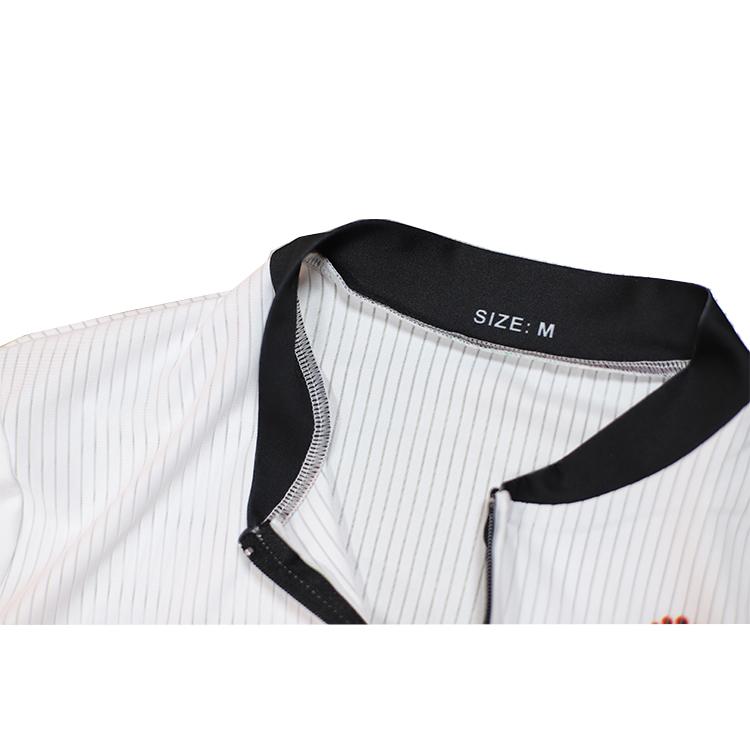 New 2020 Men's Short Sleeve Cycling Jersey Tops Coolmax Bike Cycle Jersey Shirt White Cycling Clothing