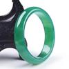 Natural Green Chalcedony Bracelet Fashionable Charm Emerald Bangle Women's Gift