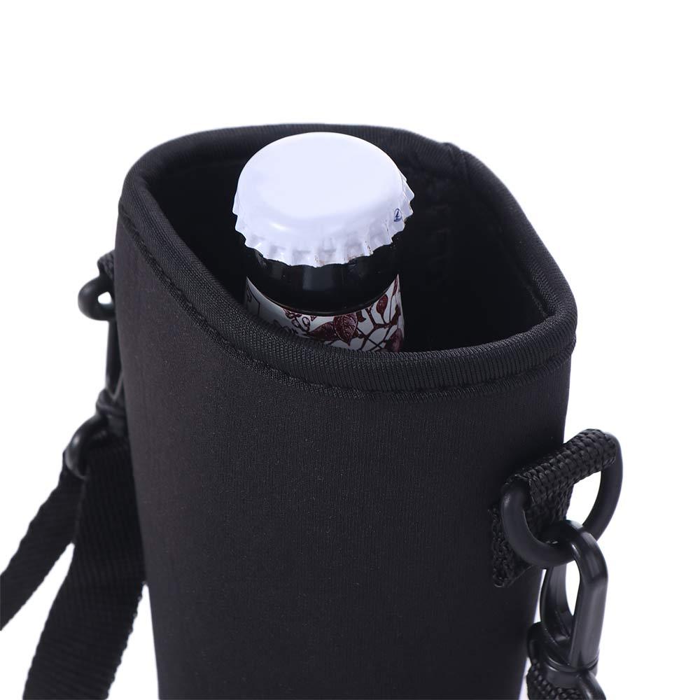 Black Sport Cup Covers Bag 18/36/64oz Water Bottle Carrier Mug Bottle Case Water Bottle