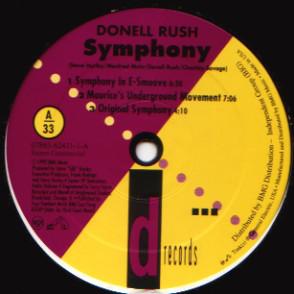 12inch Record DONNELL RUSH - Symphony 07863624211 ID Records, RCA 1992 US Dance & Electronica Used
