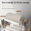 Yingbai 3-Tier Stainless Steel Dish Drying Rack