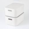 Muji Soft Polyethylene CaseMedium Approximately Width 25.5Depth 36Height 16cm Costume Case Storage Box