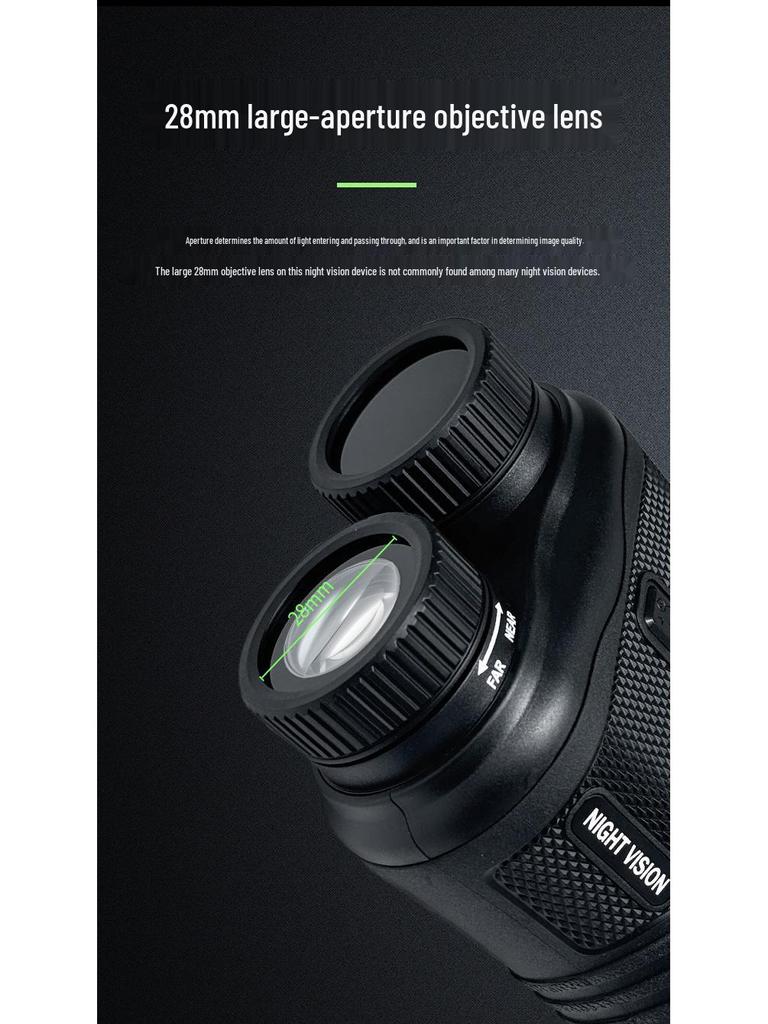 Тепловизионные бинокли ночного видения с двойным режимом и экраном для дневного и ночного использования