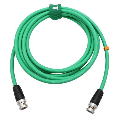 Коаксиальный видеокабель HT 12G 4K Raw SDI BNC to BNC Canale 75 Ом зеленый для камеры монитора гибкий экран 5M LV-61S
