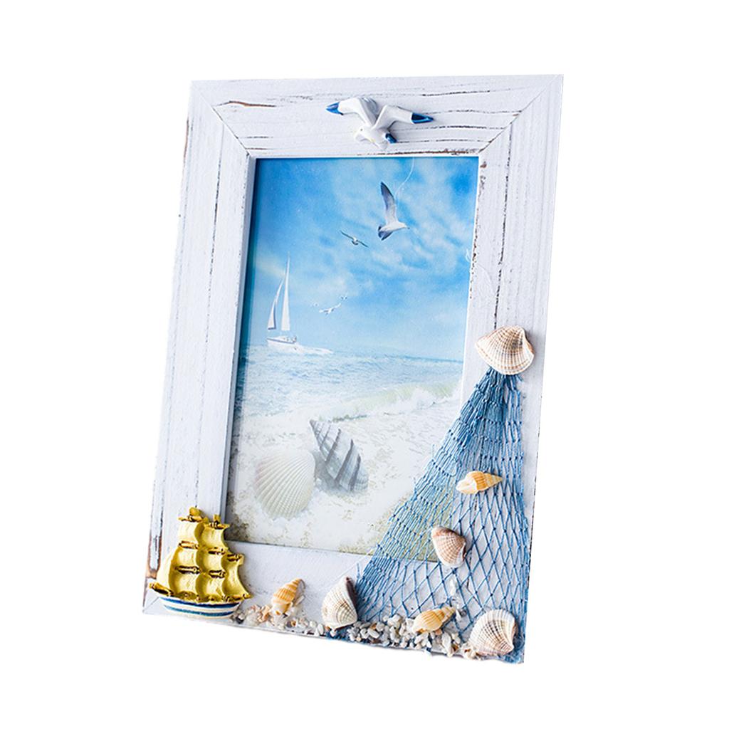 Ocean Decors 6-дюймовая фоторамка Идеальный подарок для любителя Средиземного моря и его поклонников Горизонтальные и вертикальные рамки