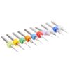 10pcs Hard Alloy Micro Drill Bits Circuit Board Rotary Tool UltraThin Drilling Chuck Pin