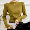 A Small Stand-up Collar Slimming Base Layer for Autumn and Winter