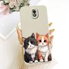 Clear For Samsung J7 Pro J730G Cover For Samsung Galaxy J7 2017 Case J730F Cute Cat Fashion Butterfly Funny Painted Casing