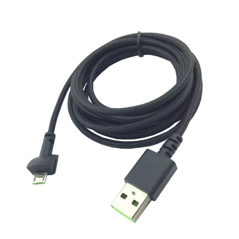 Плетеный нейлоновый Micro USB кабель для зарядки для микрофона Seiren Mini, высокоскоростной Micro USB провод, сменный шнур для микрофона