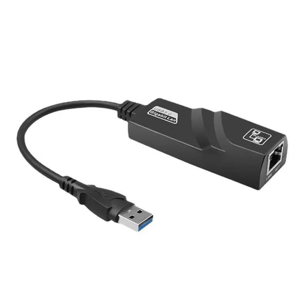 USB Gigabit Ethernet адаптер Plug and Play 3 0 в RJ45 конвертер для ноутбука телефона ТВ-приставки проводная сетевая карта