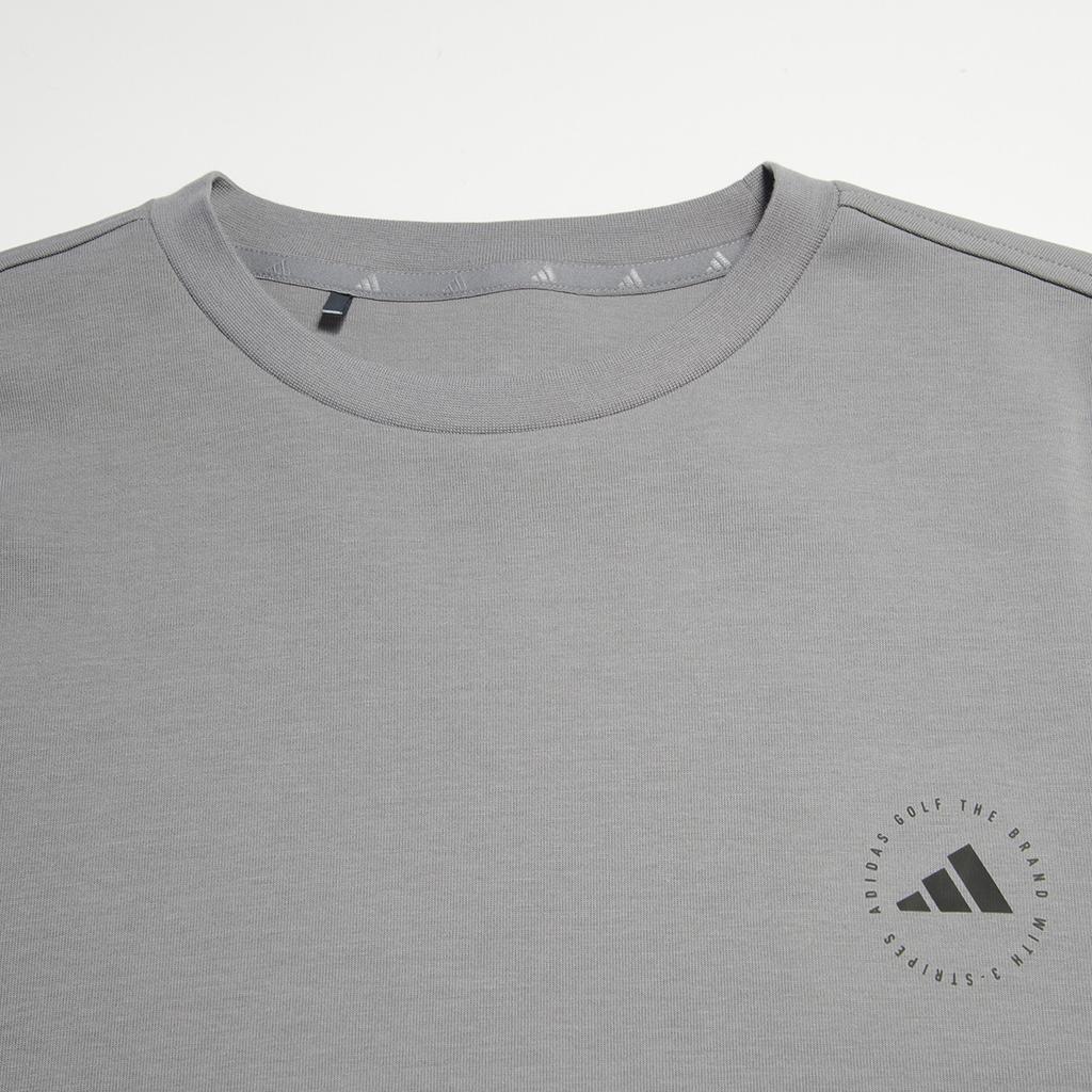 adidas Толстовка с круглым вырезом и сплошным логотипом, с круглым вырезом и длинным рукавом, мужская толстовка цвета хаки IN6484