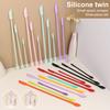 3Pcs Silicone Spatula Set Mini Jar Scraper Small Makeup Lotion Stirrer Mini