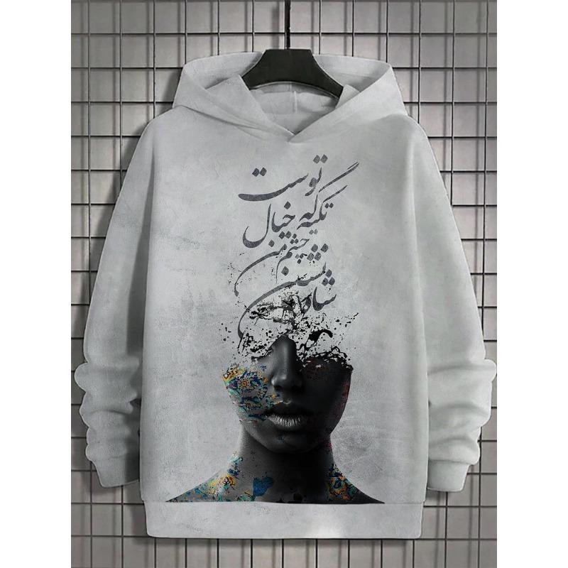 Осенние и зимние мужские толстовки с капюшоном в японском стиле Харадзюку, повседневные спортивные толстовки с узорами в стиле аниме, осень и зима
