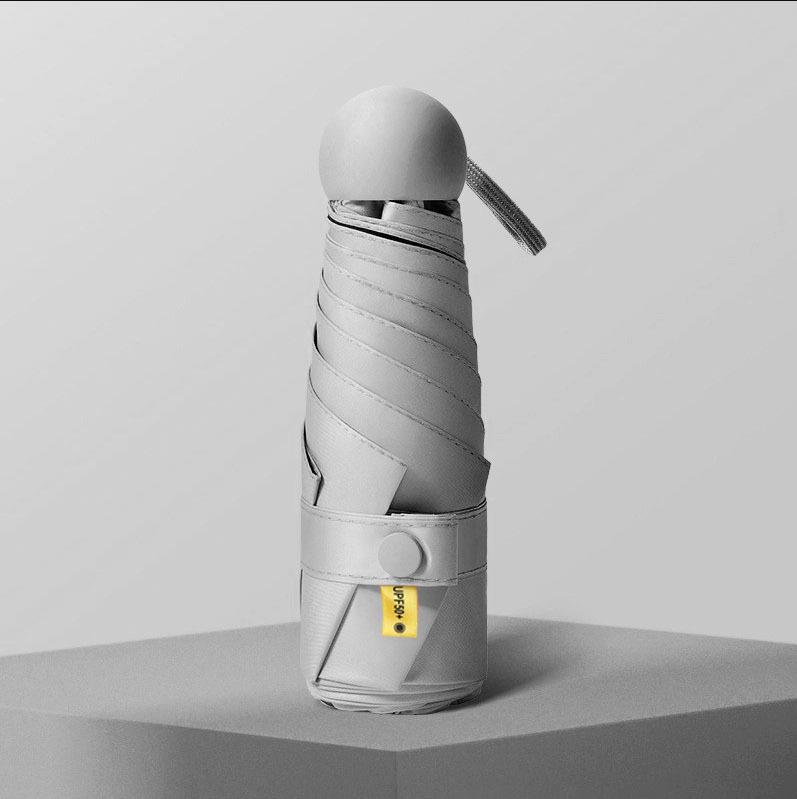 Скидка 50% на карманный мини-зонт двойного назначения: Защита от ультрафиолета для солнца и дождя, красочный и компактный дизайн