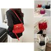 Popular Vintage Shoulder Bag With Street Style Element Stitching Line For Daily Match
