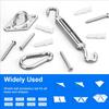 SuShadSail Hardware Kit 6 Inch for Rectangle&Triangle Shade Sail Install, Stainless Steel ShadeSail Fixing Accessories for Outdoor Patio Canopy Garden