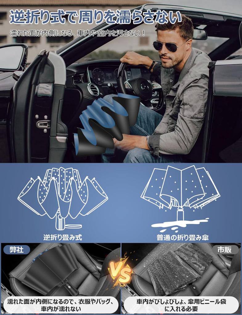 Шедевр Усиленные 12 ребер Обратного сложения Автоматическое открытие и Обратный Супер Вода Очень большой Длинный Ветроустойчивый Складной Для Солнечной и Дождливой