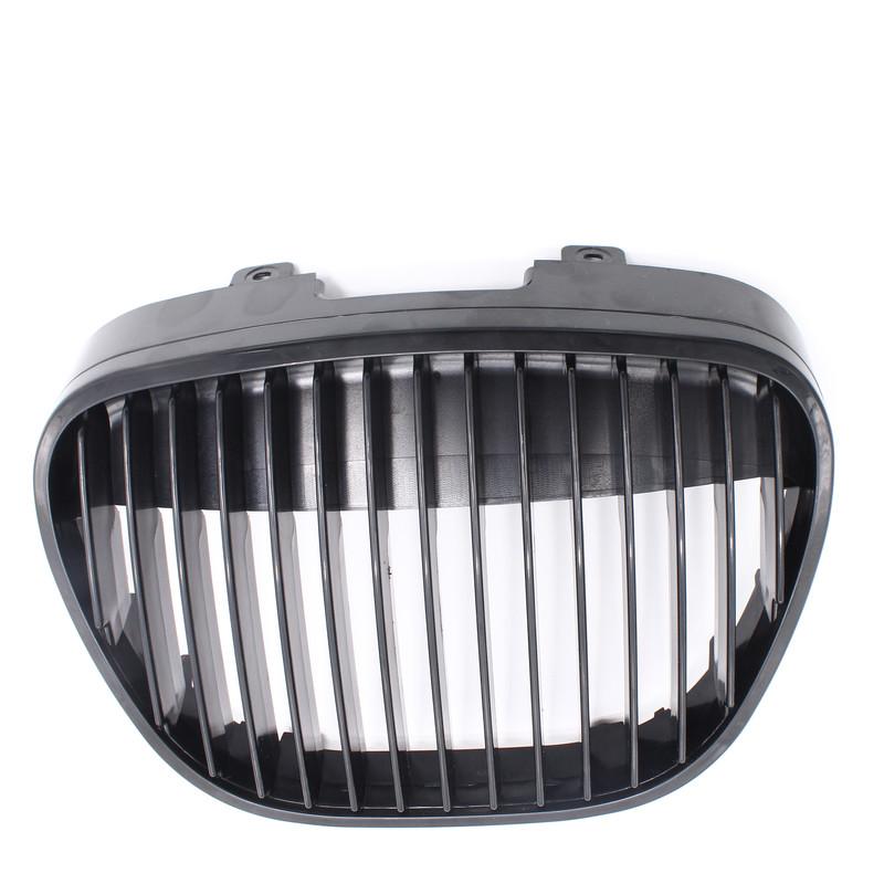 For Seat Ibiza Cordoba Typ 6L 2002-2009 Central Badgeless Grill Grille + Honeycomb Front Bumper Upper Side Grilles Cover