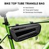 Bike Frame Triangle Bag Hard Exterior for Mountain Riding with Top Tube Storage and Three point Fixation Bike Triangle