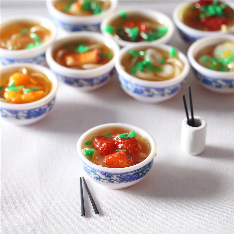 1 шт. кукольный домик миниатюра радом миска с палочками для еды игрушки декор аксессуары