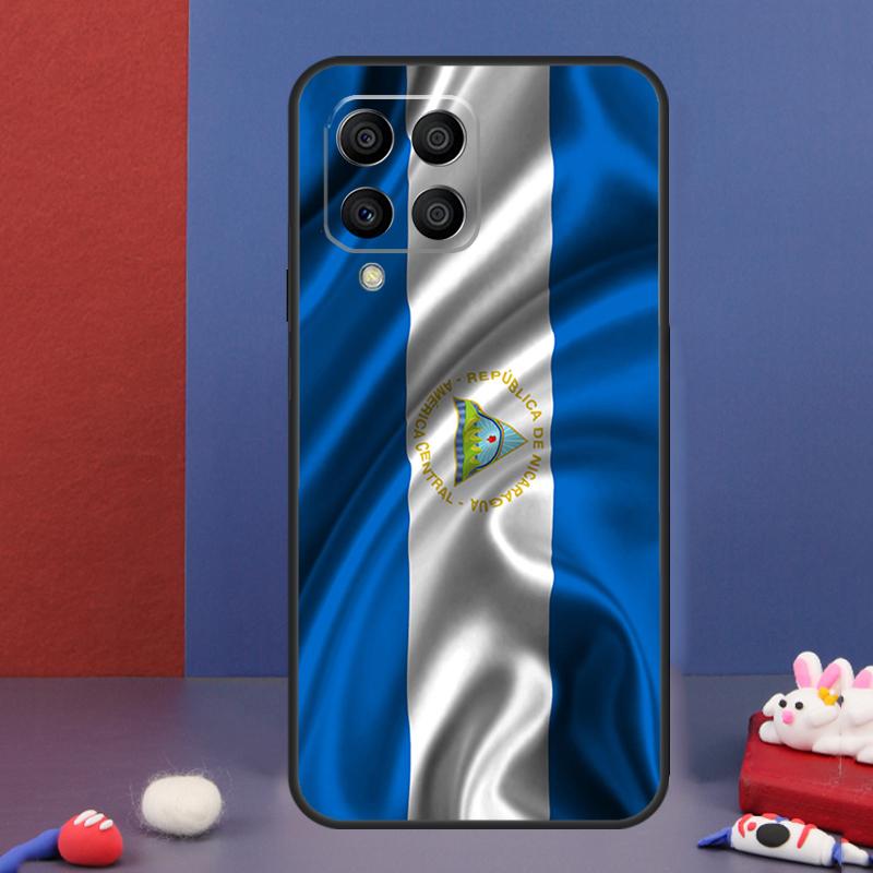 Чехол с флагом Никарагуа для Samsung Galaxy M31 M21 M11 M13 M54 M34 M14 M56 M36 M16 M53 M32 M52 M35 M55 M15 M06