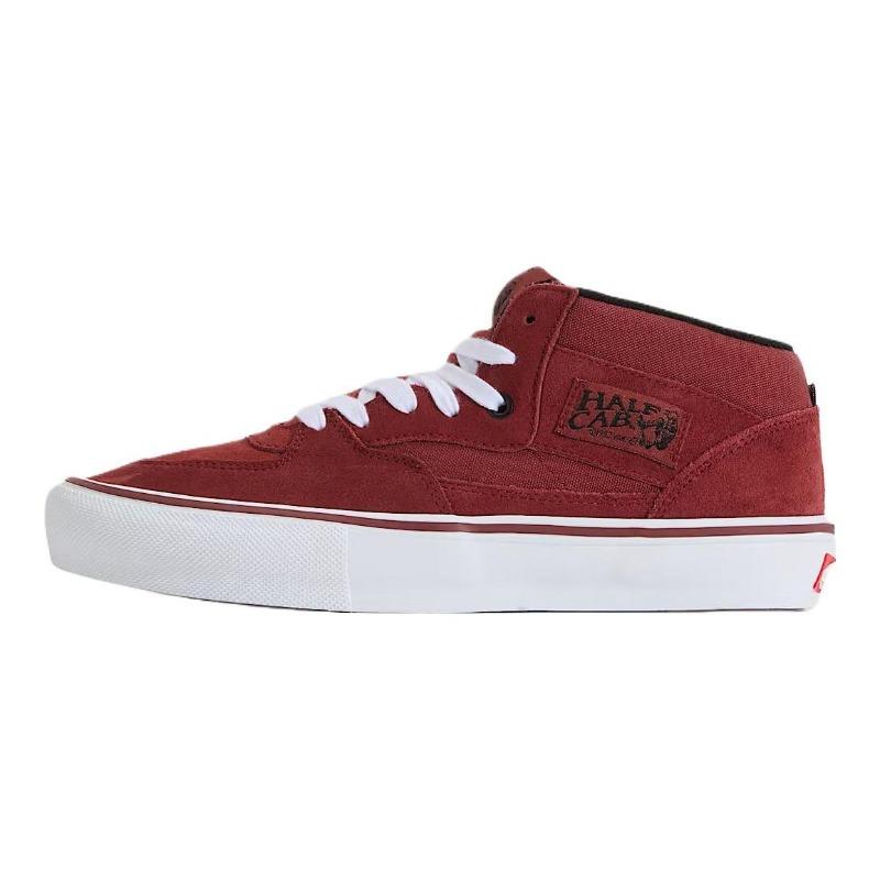 Vans Кеды для скейтбординга Half Cab Унисекс Средняя высота Красный VN0A5FCDYW9