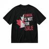 Men's Trend All-Season Classic T-Shirt Patriotic Maple Leaf Design Lettering Tee
