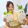 Daikon Carrot Hugging Plush Toy PP Cotton Radish Stuffed Doll Toy  Birthday Christmas
