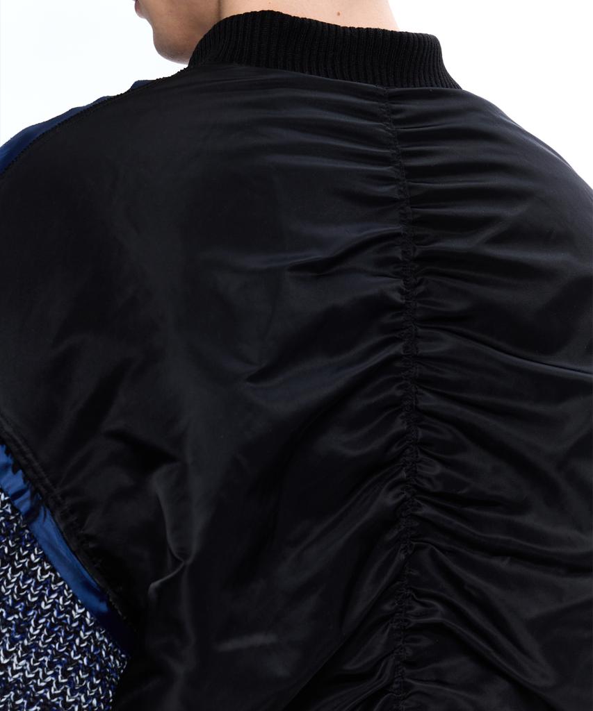 Rssc Knit Mixed Ma-1 Jumper - Black