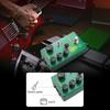 MOSKYAudio Booster/Overdrive гитарная педаль эффектов с 4 переключателями режимов и регуляторами уровня/тона/драйва, компактная