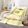 Pom Pom Purin Dog Cartoon Blanket for Sofa Cute Soft Flannel Throw Fluffy Bed Blanket New Born Winter Blanket Girl Kids Gift