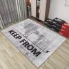 VIKAMA Fashion Carpet Bedroom Living Room Trend Personality Creative Boys Apartment Shoe Wall Bedside Dirty Mat Home Decoration