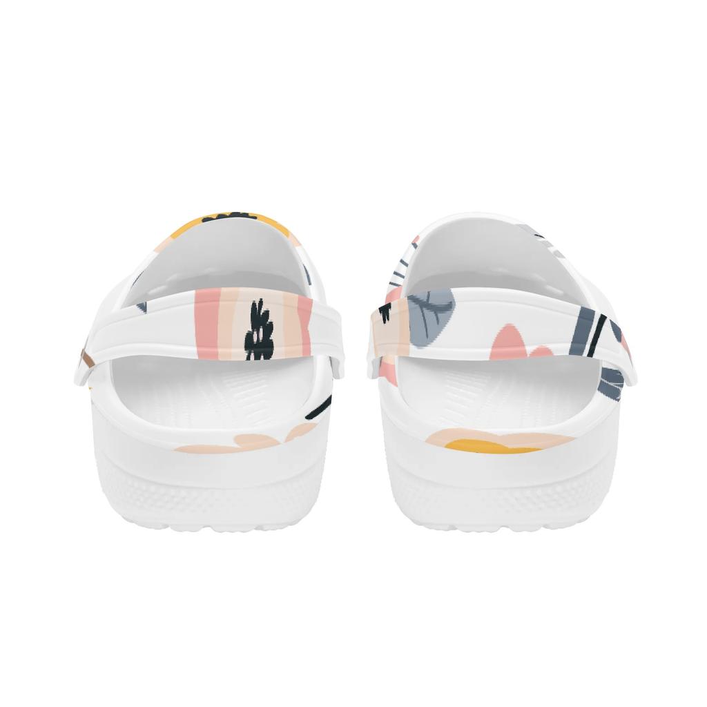 Bright Printed EVA Travel Clogs Unisex Ventilated Soft Travel Use Slip On Beach Garden Daily Walking Leisure Sandals Beach Wear