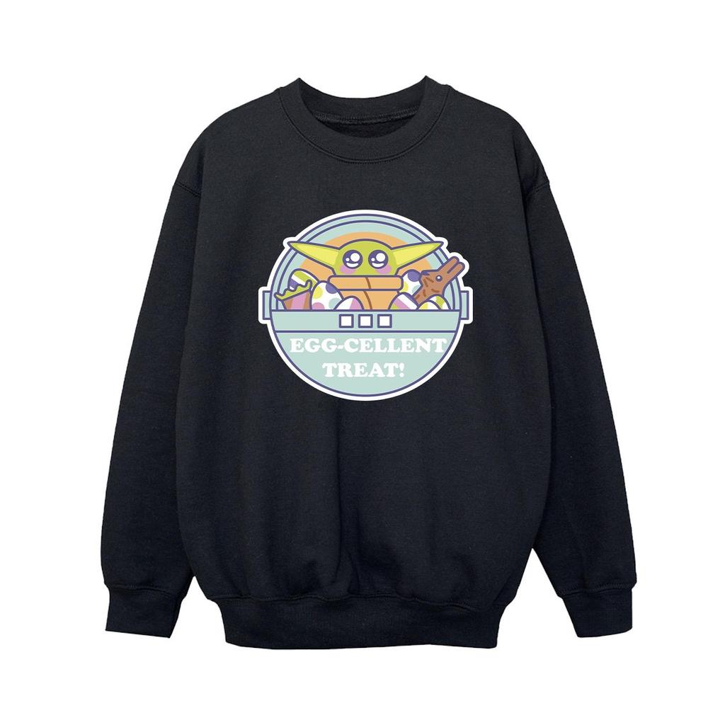 Star Wars Boys The Mandalorian Eggcellent Easter Sweatshirt