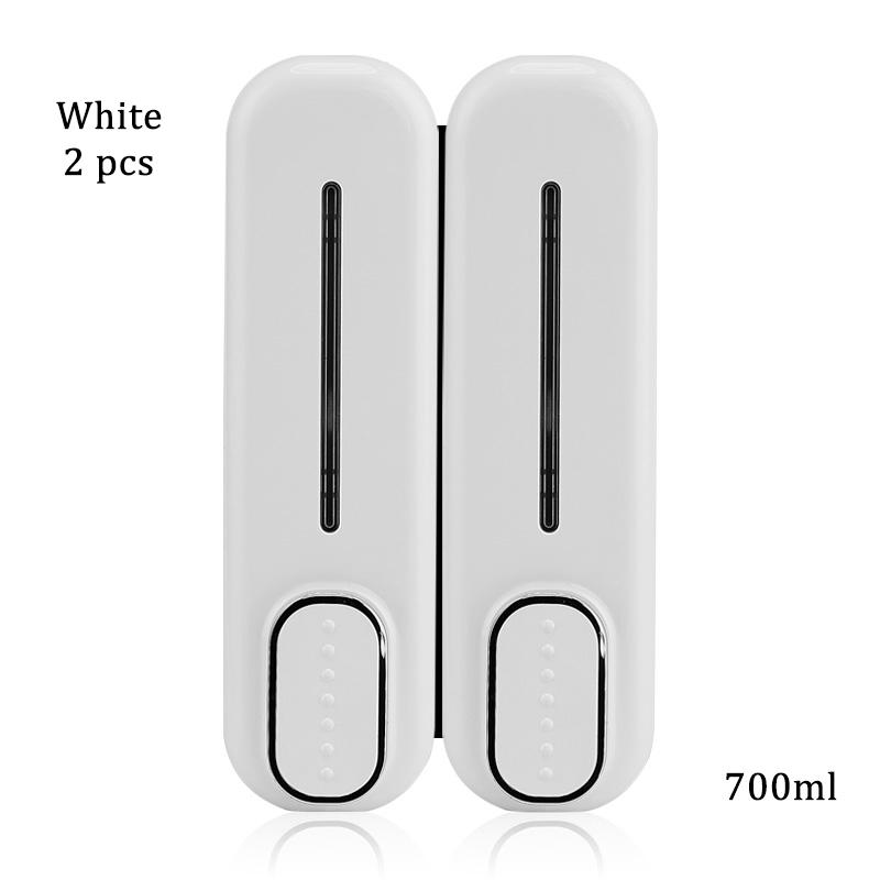 Золотые дозаторы мыла настенные АБС-пластик Жидкий шампунь Контейнер для душа 1050 мл Пластиковый держатель для мыла для ванной комнаты Туалетной комнаты 18036