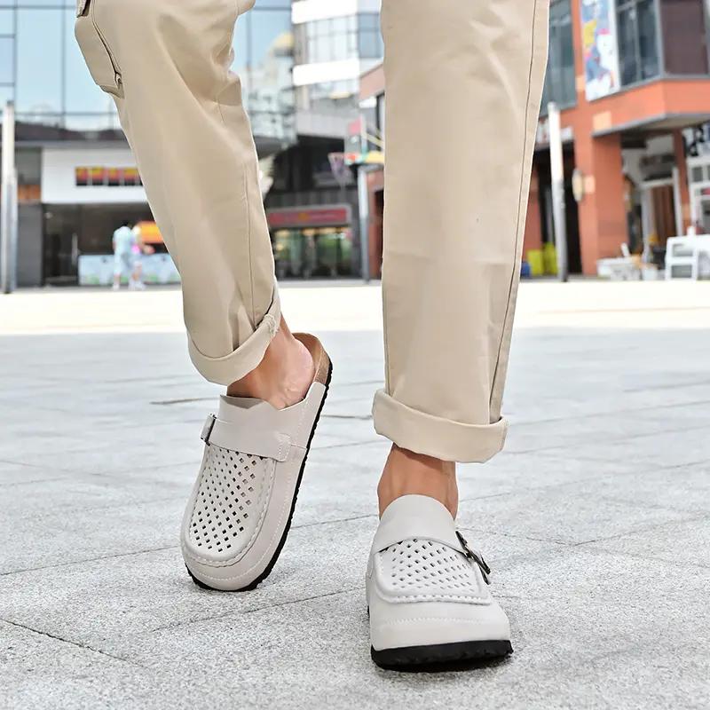 Классические мужские мягкие сабо, тапочки, повседневные сандалии