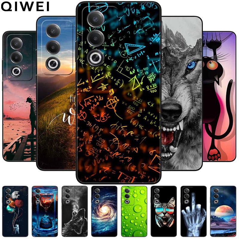 Чехол для OPPO A80 5G 6.67'' Крутой Черный Мягкий ТПУ Силиконовые Задние Крышки для A 80 OPPOA80 5G A80 2024 Чехлы для Телефона Funda Coque CPH2639