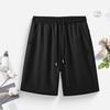 Men Casual Shorts Solid Color Regular Fit Shorts with Reinforced Pockets Running Work Outdoor Sports Shorts