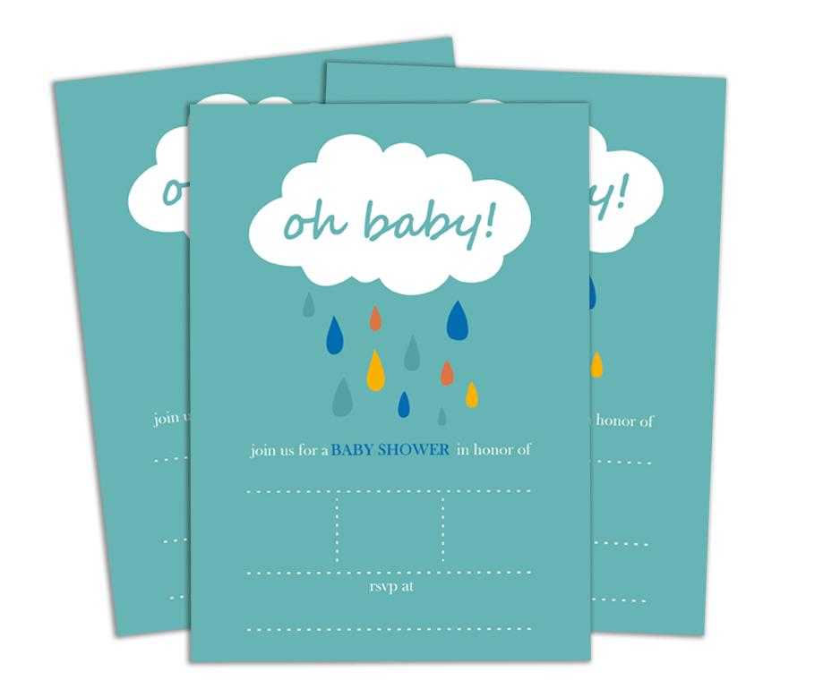 Пригласительные открытки на вечеринку в честь рождения ребенка Darling Souvenir Baby Shower, 28 шт., заполните или напишите пустые приглашения, распечатанные на принтере, принадлежности для вечеринок