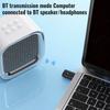 Bluetooth 6.0 Аудиопередатчик Адаптер Type-C Беспроводной Стерео Музыкальный Адаптер с Auracast для ПК Наушников Динамика