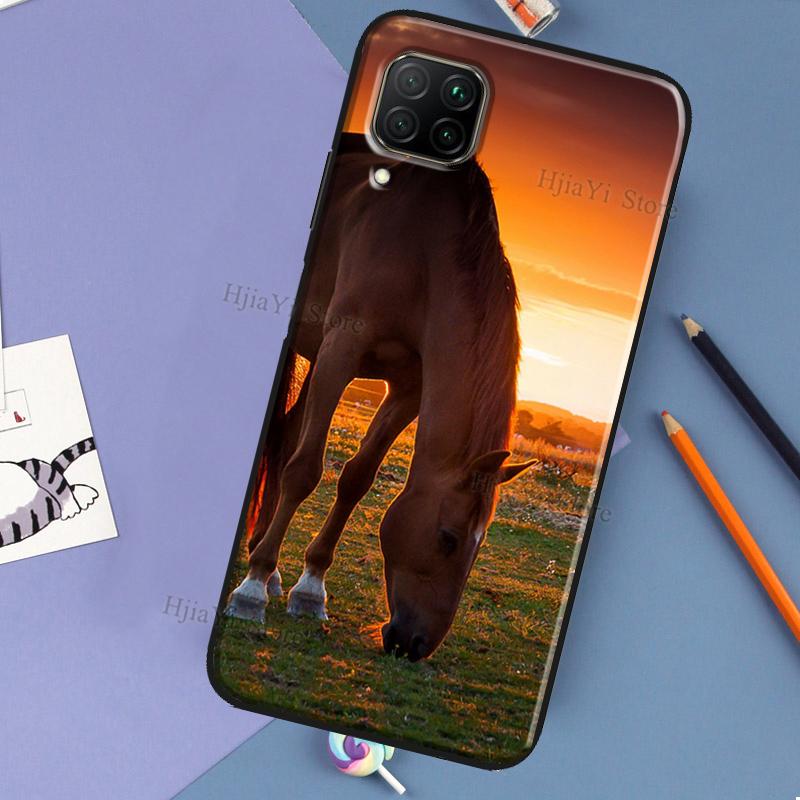 Horse Animal Case For Huawei P60 P40 P20 P30 Pro Nova 5T 9 P Smart Honor X8 X9a 50 70 Magic 5 Lite Cover