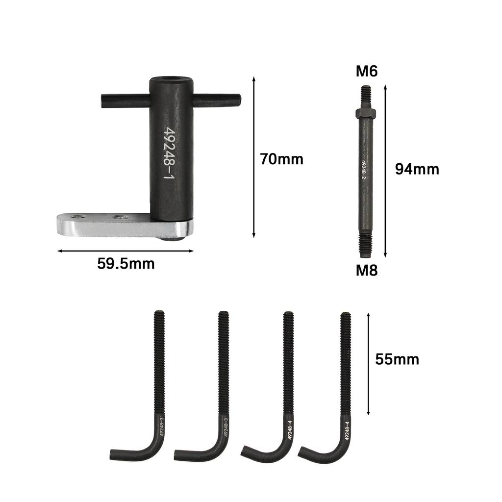 GM245 Инструмент для замены уплотнений топливных форсунок для Subaru GM и EN-49248 Съемник рейки форсунки в сборе