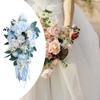 Wedding Bouquet Artificial Rose Flowers Elegant Floral Lifelike Creative Bridal for
