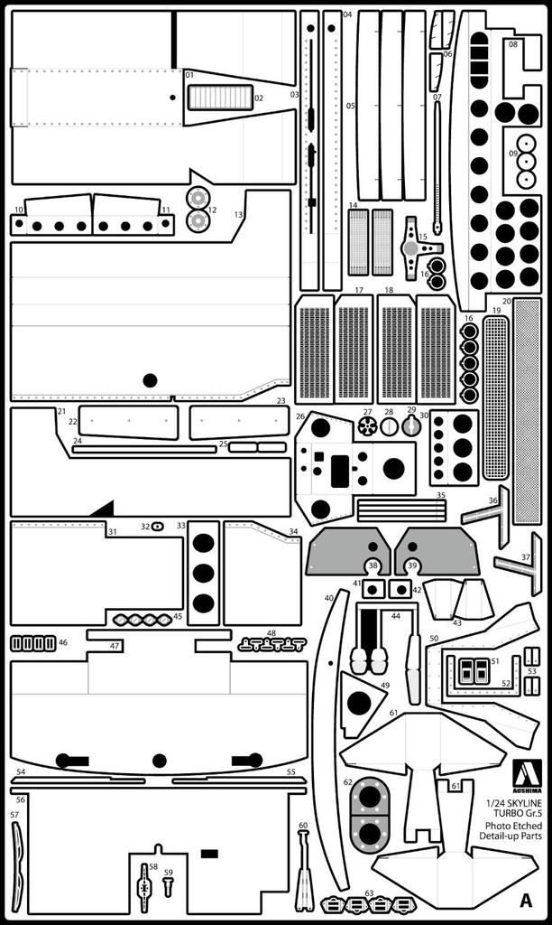 Aoshima Bunka Kyozaisha The Model Car Series SP Nissan R30 Skyline Turbo Kyalami 9 Hour Endurance Specification 1982 SD Plastic Model 1/24